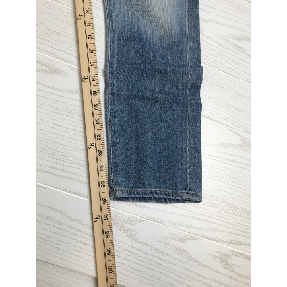 Citizens of Humanity Jeans Womens 27 Blue Whiskered Emerson Boyfriend Stretch - Picture 6 of 13